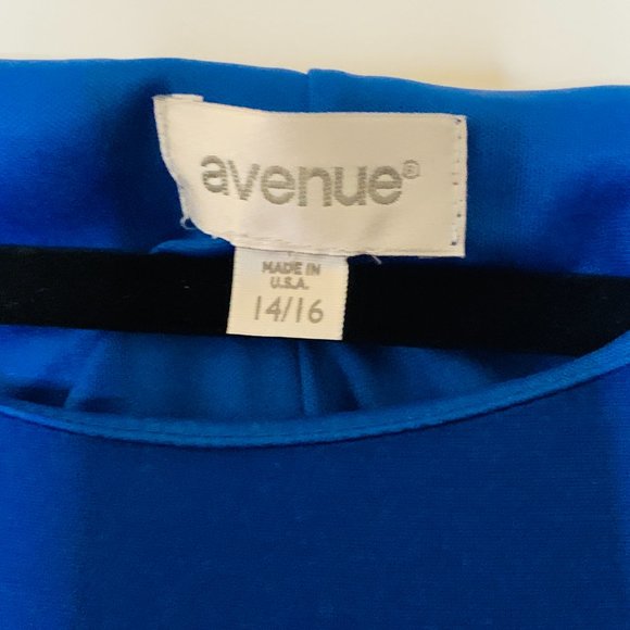 Perfect Royal Blue Dress from Avenue - Picture 3 of 5